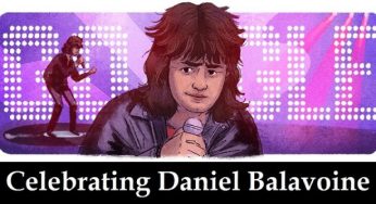 Google Doodle celebrates French singer and songwriter Daniel Balavoine