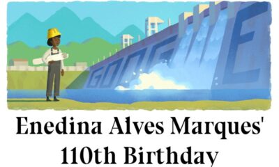 Enedina Alves Marques 110th Birthday Google Doodle