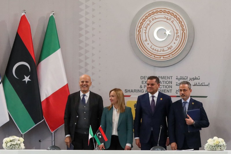 Eni of Italy concludes an 8 billion gas agreement with Libya in the midst of an energy shortage