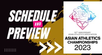 2023 Asian Athletics Championships: Full Schedule and Preview