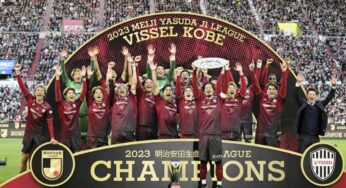 Vissel Kobe wins the 2023 J1 Soccer League championship, in its 29th year of existence with Osako and others