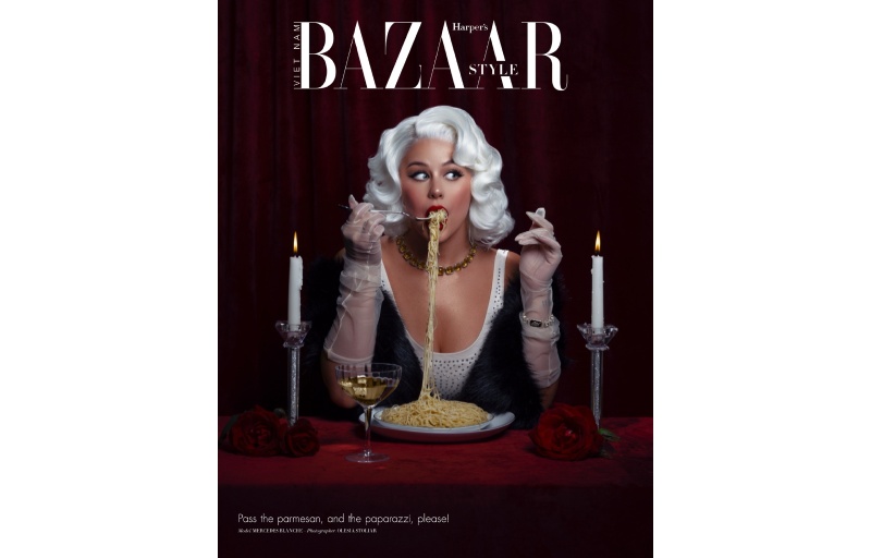 EXCLUSIVE Mercedes Blanche Featured on Harper's Bazaar