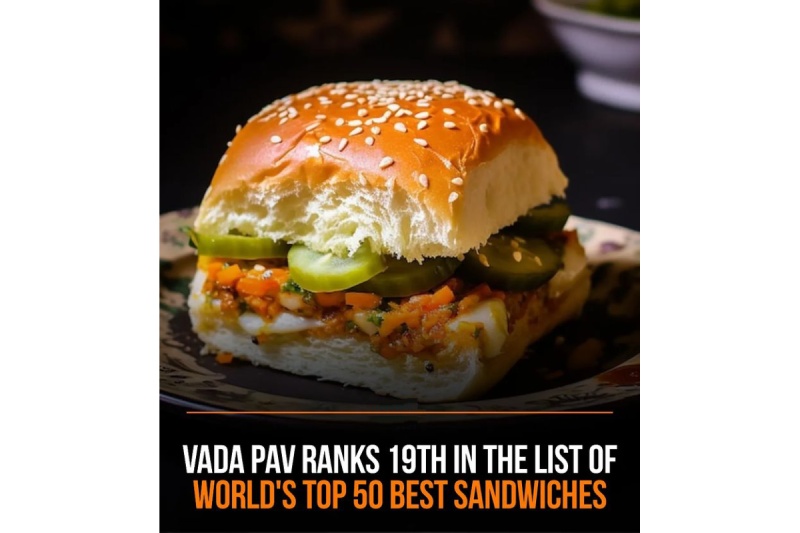 List of Top 50 Best Sandwiches in the World, Vada Pav Ranks 19th