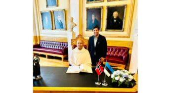 Swami Ramgovind Das Visits Norwegian Parliament, Promotes Indian Culture and Community