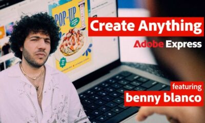 Adobe Partner with Benny Blanco to Help Small Business Branding in 'Create Anything' Campaign