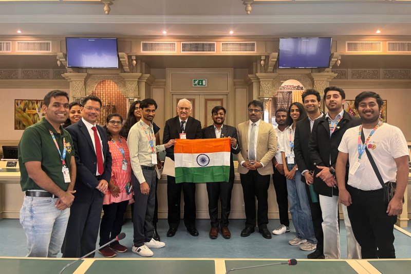 Indian Student Representative Aman Agrawal Shines at World Food Forum