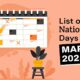 List of March National Days for Small Business Marketing to Boost Your Brand